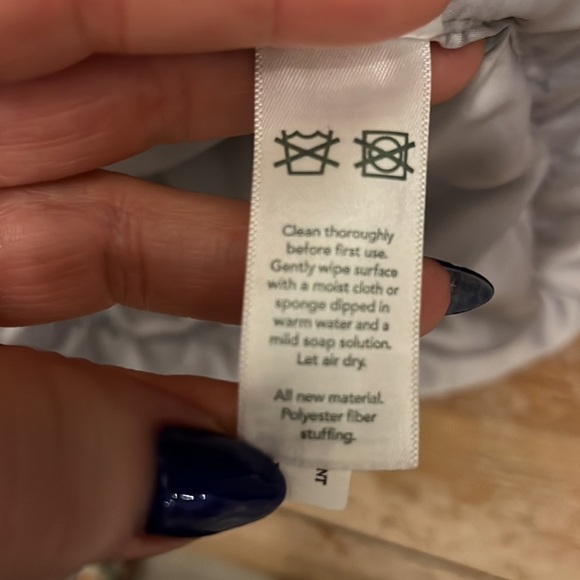 Carter’s Elephant Baby Lovey Security Blanket Satin Trim Gray 2016 - Picture 6 of 8